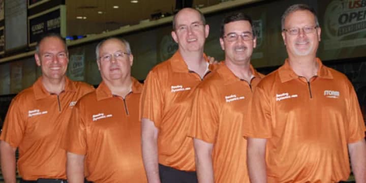 Arizona’s BowlingDynamics.com takes Open Championships team lead with 3,300 as we fade after big start