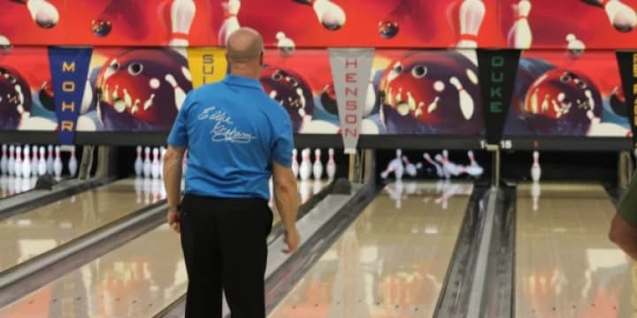 Fresh off winning first PBA50 Tour title, Eddie Graham takes first-round lead at PBA50 National Championship