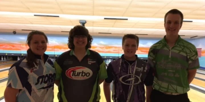 Dawson Loether, Allison Dempski, Riley Allen, Shelby Allen take top spots in BYBT at Village Lanes