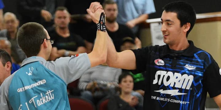 Chemistry the key for E.J. Tackett, Marshall Kent as they soar into lead at Roth/Holman PBA Doubles