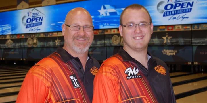 Doug Kent, son Jacob Kent and teammates Chris Bardol, Tim Pfeifer take top 2 spots in doubles in potentially historic day at Open Championships
