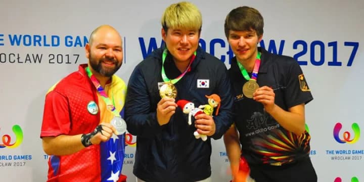 Korea’s Youngseon Cho sweeps Venezuela’s Ildemaro Ruiz for men’s singles gold at 2017 World Games