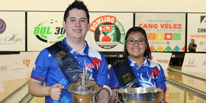  Jakob Butturff of Team USA, Krizziah Lyn Tabora of the Philippines win titles at 2017 QubicaAMF World Cup