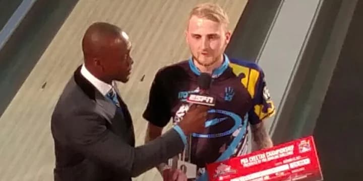 Mourning death of friend, emotional Jesper Svensson romps to PBA Cheetah Championship title