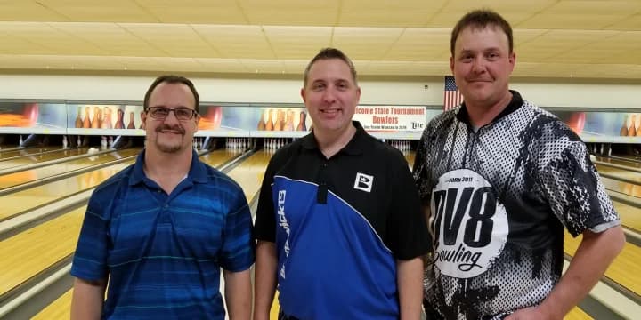 Steven Brinkman, Dave Beres, Chad Mass win WSBT Over 40/Under 40 Trios 