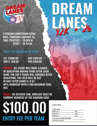 Dream Lanes Y2K + 26 tournament