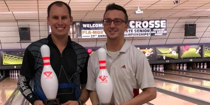 Andy Mills, Trevor Yonan master tricky pair to win Super Bowl Doubles title at Pla Mor Lanes in La Crosse