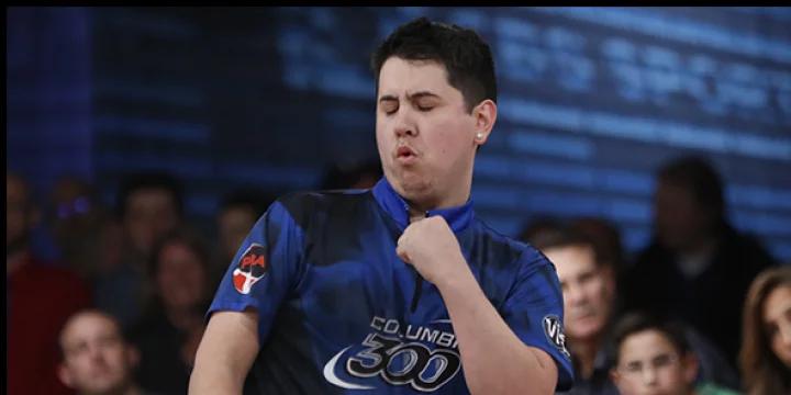 After roller coaster first round of match play, Jakob Butturff keeps lead in Go Bowling! PBA 60th Anniversary Classic
