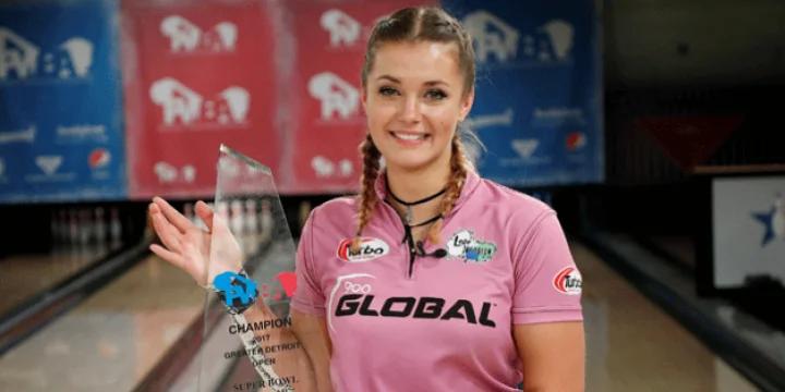 PWBA Rookie of the Year Daria Pajak at Rob Bailey’s Pro Shop on Friday, March 9  