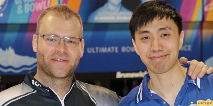 International duo Francis Louw and Michael Mak take doubles lead at 2018 USBC Open Championships with 1,437