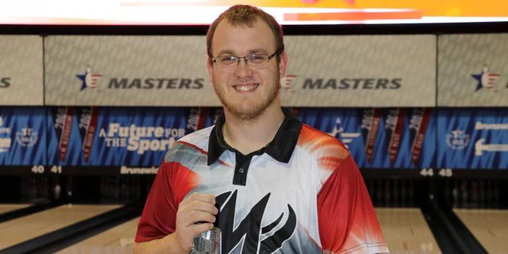 Trying to follow in father’s footsteps, Jacob Kent takes first-round lead at 2018 USBC Masters
