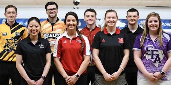 Stephanie Schwartz makes it 3 years in a row among 4 men, 4 women advancing to TV finals of 2018 Intercollegiate Singles Championships
