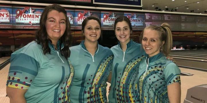 H5G of Wisconsin takes team lead, Katie Zwiefelhofer and Ashley Bell of H5G grab doubles lead at 2018 USBC Women’s Championships