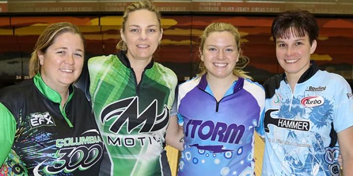 Queens week leaderboard shuffle continues at USBC Women’s Championships as team featuring Shannon Pluhowsky surges into lead