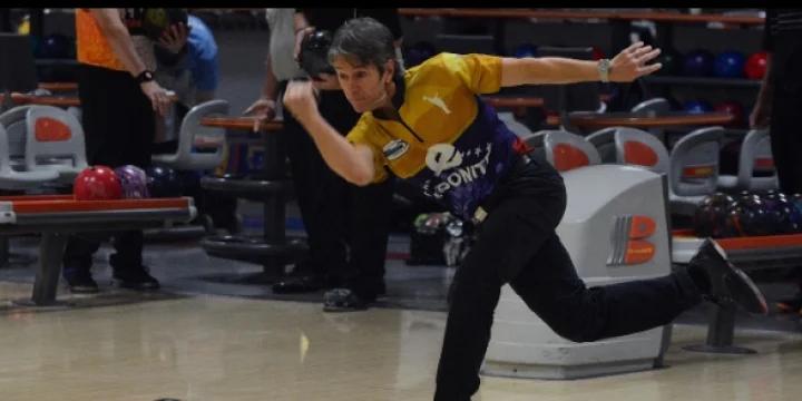 Defending champion Amleto Monacelli makes himself at home in first round of PBA50 Northern California Classic