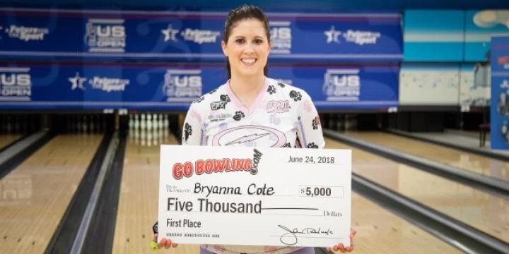 Bryanna Coté defeats Josie Barnes to win $5,000 Go Bowling PWBA Challenge