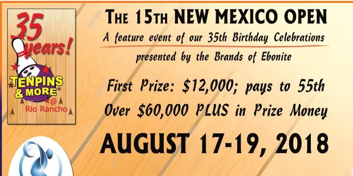  Now a World Bowling Tour tier 3 event, 15th annual New Mexico Open set for Aug. 17-19