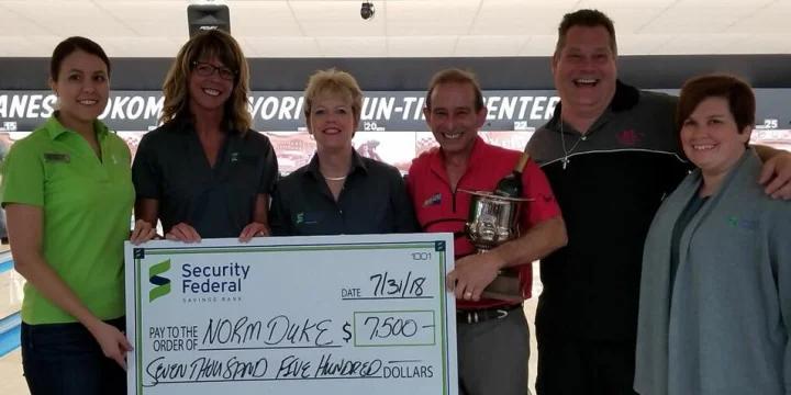 Norm Duke wins PBA50 Security Federal Savings Bank Championship, but makes fan biggest winner of tournament