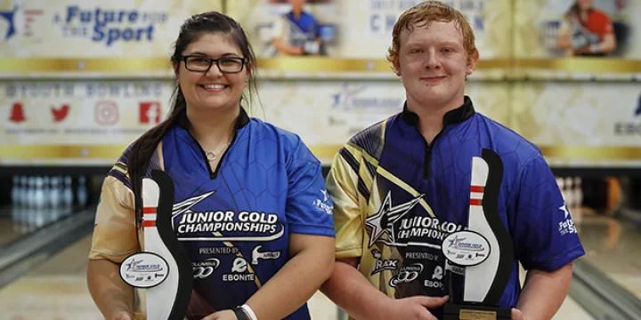 Top seeds Anthony Neuer, Julia Huren win U20 titles in very different fashion at 2018 Junior Gold Championships