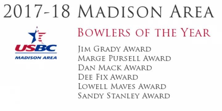 Madison Area USBC names 2017-18 Bowlers of the Year