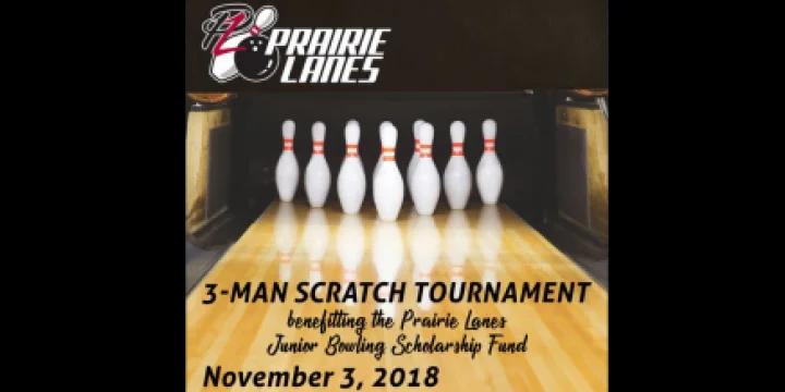 Prairie Lanes hosting new 3-person tourney to benefit youth scholarship fund on Saturday, Nov. 3