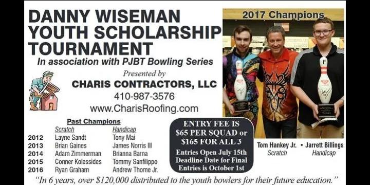 Danny Wiseman Youth Scholarship Tournament set for Oct. 6-7 in Baltimore