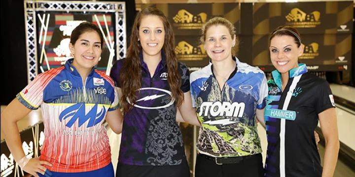 Kelly Kulick, Maria Jose Rodriguez join Shannon O’Keefe, Danielle McEwan in TV finals of 2018 PWBA Tour Championship