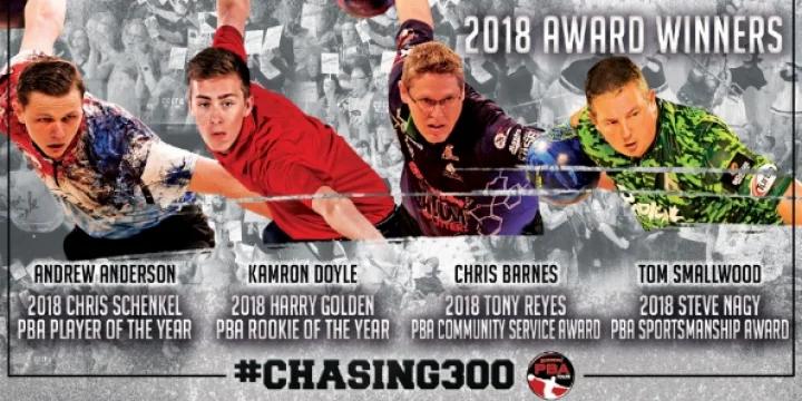 Andrew Anderson beats out Dom Barrett, E.J. Tackett for 2018 PBA Player of the Year