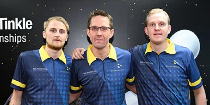 Sweden leads halfway through trios qualifying, Team USA 4th and 64th at 2018 World Men's Championships
