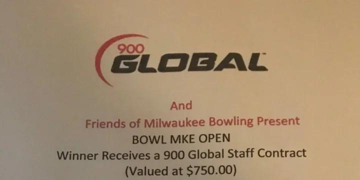 900 Global staff contract top prize in Jan. 6 BOWL MKE OPEN tournament in Milwaukee that benefits collegiate bowling