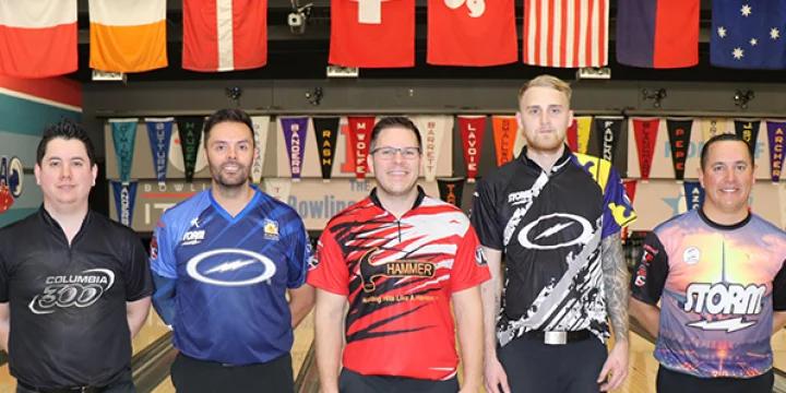 Jason Belmonte's charge falls just short of Jakob Butturff for top seed of PBA Hall of Fame Classic; Bill O'Neill, Jesper Svensson, Rhino Page also make stacked stepladder finals