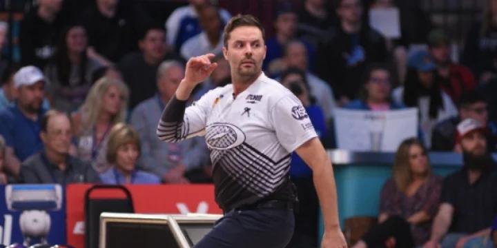 Picking up where he left off Sunday, Jason Belmonte leads after opening day of 2019 PBA Players Championship