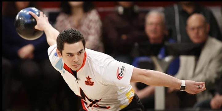 B.J. Moore averages nearly 238 to lead 2-pattern 2019 Go Bowling! PBA Indianapolis Open after opening day