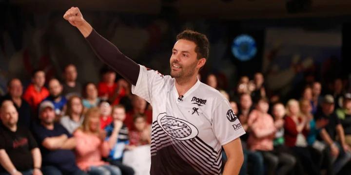 Jason Belmonte becomes fifth player in PBA history to earn top seed 3 tournaments in a row as he runs away from field at 2-pattern 2019 Go Bowling! PBA Indianapolis Open