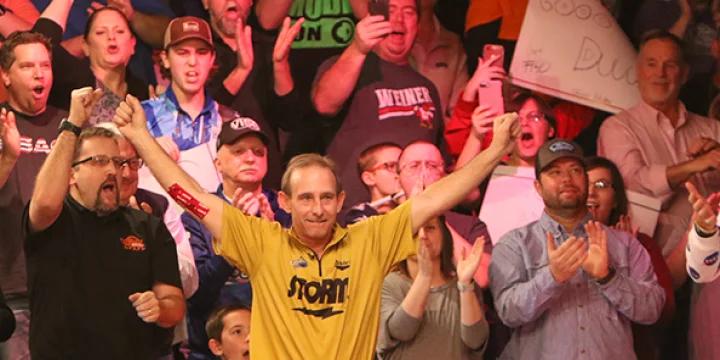 Can a 55-year-old win PBA Player of the Year? Norm Duke raises that question after winning the 2-pattern 2019 PBA Jonesboro Open