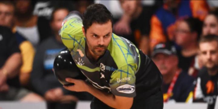 Jason Belmonte edges Kyle Troup on Troup's solid 9-pin, Kris Prather sweeps Tom Daugherty in first show of Round of 16 of 2019 PBA Playoffs