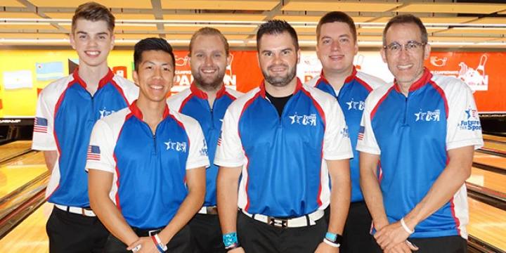 Team USA leads halfway through team event at 2019 PABCON Men's Championships