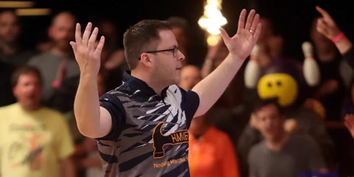 Wes Malott, Bill O'Neill win in roll-offs in third show of the Round of 16 of 2019 PBA Playoffs