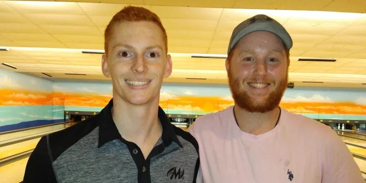 Cody Roedner beats T.J. Dunn to win Midwest Scratch Bowling Series Sweeper at Village Lanes
