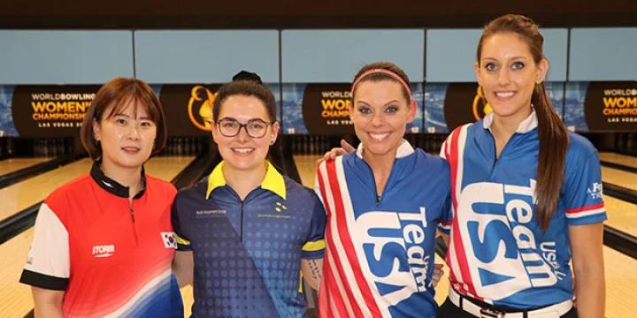 Team USA's Shannon O'Keefe, Danielle McEwan make singles medal round, could meet for gold as all 4 finalists come from second squad at 2019 World Bowling Women's World Championships