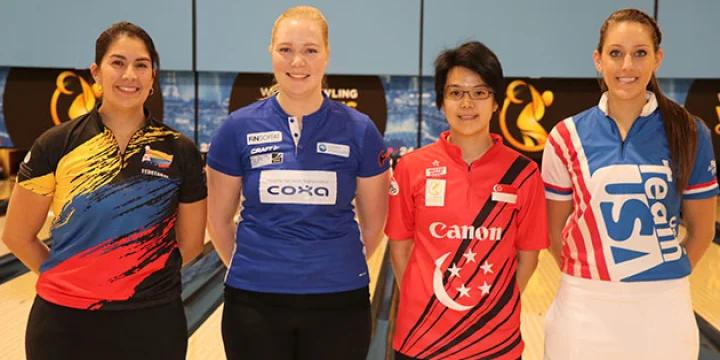 Team USA's Danielle McEwan, Colombia's Maria Jose Rodriguez, Singapore's Cherie Tan, Finland’s Sonna Pasanen make Masters medal round at 2019 World Bowling Women's World Championships