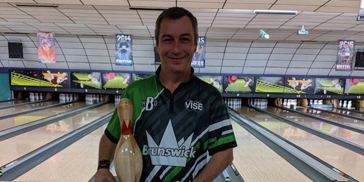 Bowling through pain, Chad Kloss wins 2019 2-pattern La Crosse Open presented by Brunswick
