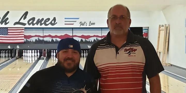 Adam Resop defeats Bill Sell to take Wolf River Scratch Bowlers Tour at Resch Lanes in Wittenberg