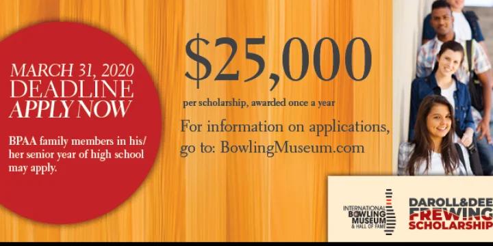 Applications being accepted for $25,000 Daroll and Dolores Frewing College Scholarship for child, grandchild of BPAA center owner