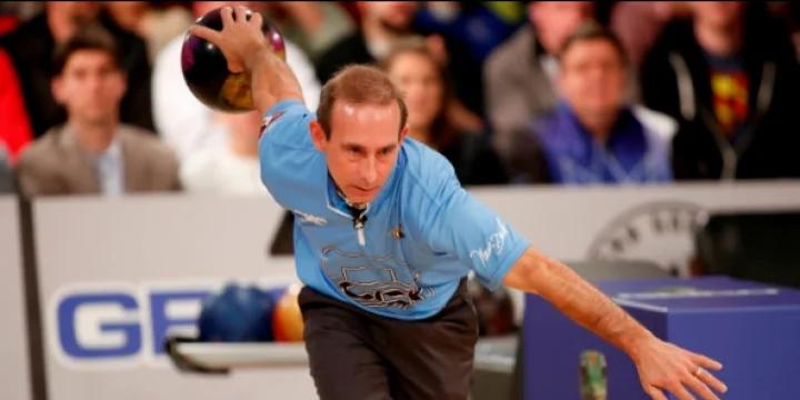 Norm Duke moves past Jason Belmonte for lead as top 24 advance to match play at 2020 PBA Players championship