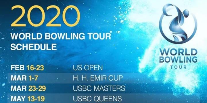 U.S. Open is first of 12 events on 2020 World Bowling Tour schedule