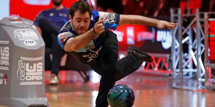 Unfazed by U.S. Open loss, Anthony Simonsen leads qualifying at 2020 Go Bowling PBA Indianapolis Open