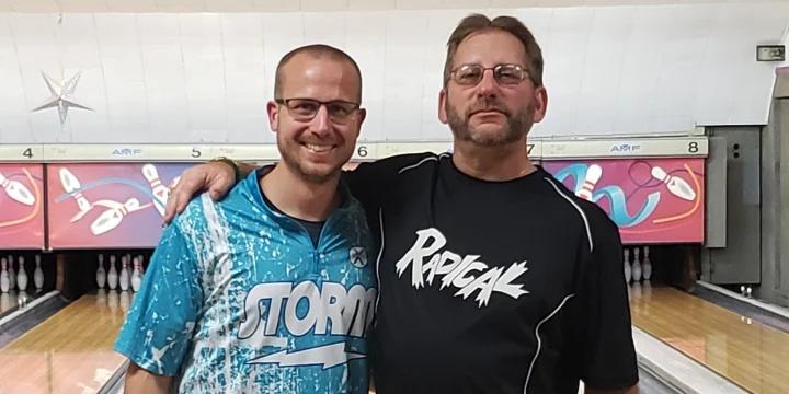 Adam Noack defeats Mike Thill to win Wolf River Scratch Bowlers Tour at Nelson's Strike Zone in Waupaca