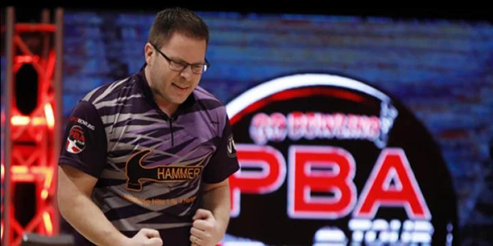 Bill O'Neill leads the grind of Chameleon as scores drop in second day of PBA World Series of Bowling XII