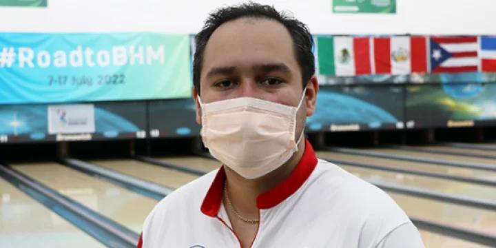 Puerto Rico's Cristian Azcona conquers brutal conditions to win singles gold at 2021 PANAM Bowling Elite Championships